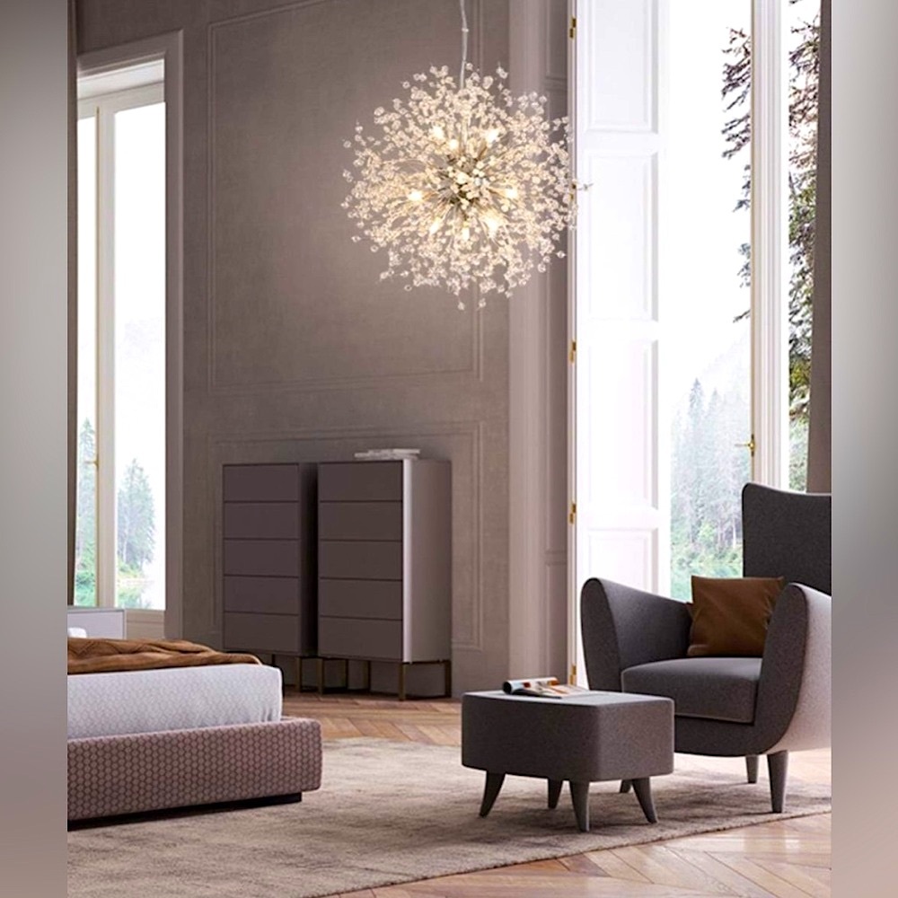 NEW Starburst Chandelier Light Fixture ๐ซ - Picture 2 of 10
